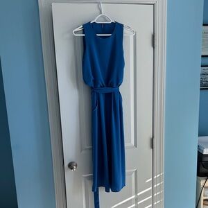 Vince Camuto Royal Blue Sleeveless Jumpsuit
